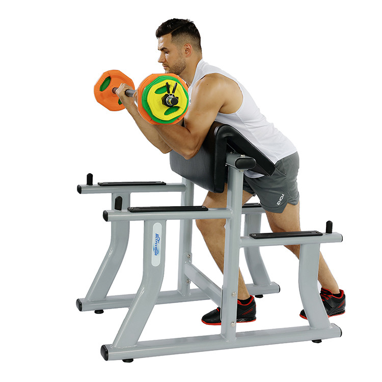 1170*800*1080 mm Arm Curl Bench voor Biceps Curl Pin Load Selection Machines in de sportschool