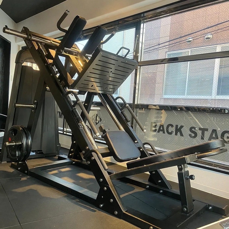 Verstelbare dubbele functie Leg Press Plate geladen Hack Squat Machine voor commerciële gym