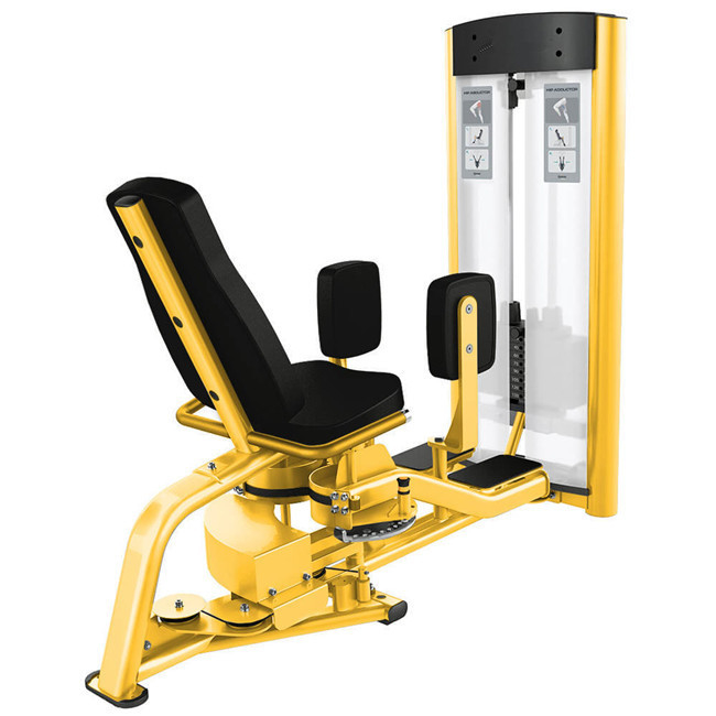 Verstelbare stoel Buitenste dij heup abductor machine voor medium loader 1900 * 1200 * 1750 mm