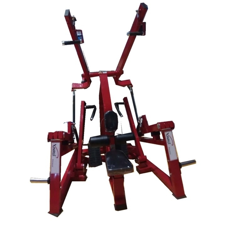 1420*2080*1780 mm Staal Q235 Dual Function Iso Lateral Front Lat Pulldown Row Machine