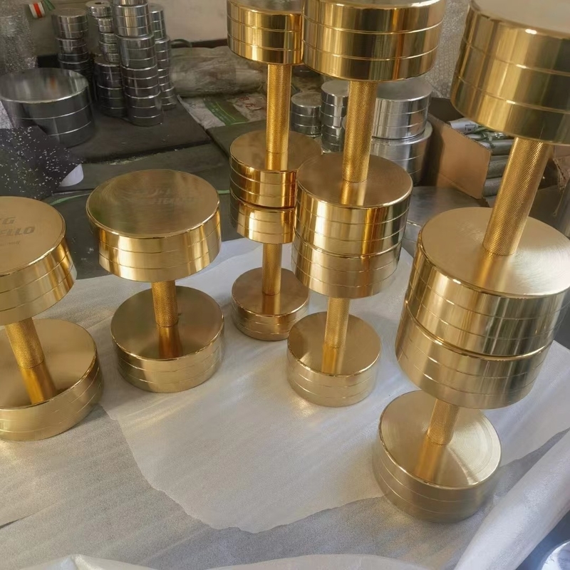 Ervaar de kracht van onze chroom dumbbells voor krachttraining 2,5kg-100kg