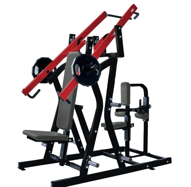 2 in 1 zittende Iso-laterale borst/achterplaat geladen sportschoolapparatuur voor staalconstructie
