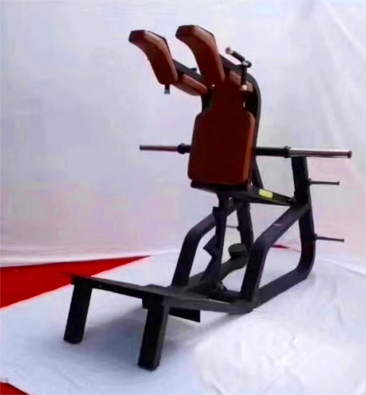 Commerciële plaat geladen machines buisdikte 3,0 mm Hack squat voor fitnessapparatuur