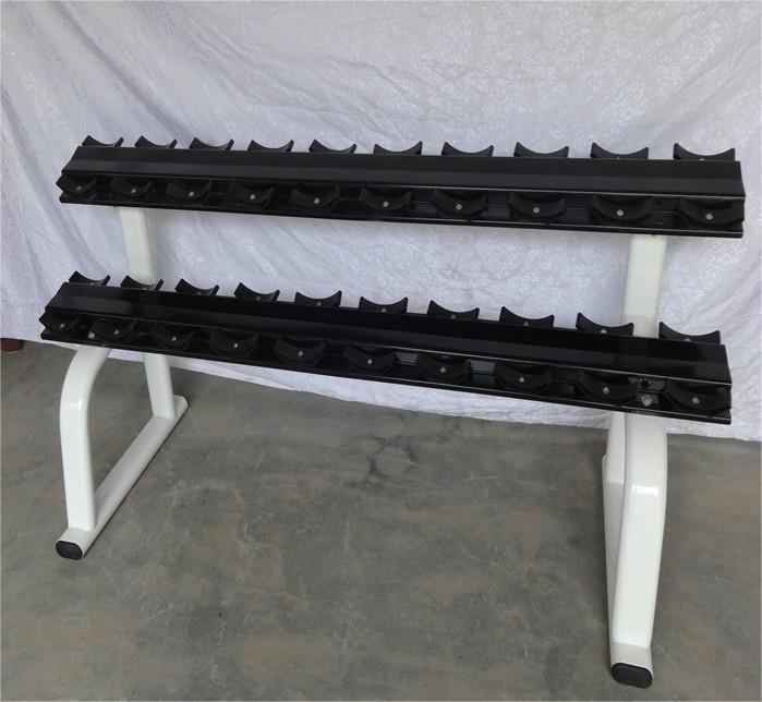 Tier 3 Commerciële dumbbell rack Steel body building opslag voor gym fitness apparatuur