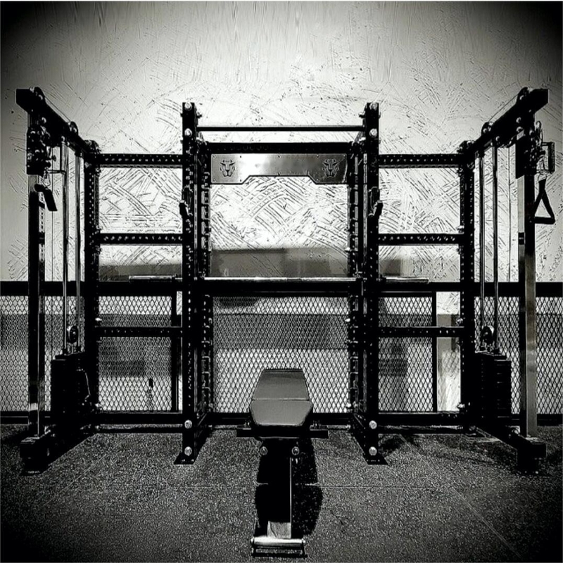 Steel Q235 Gym Machine Leg Back Oefening met Universal Smith Machine en Power Rack