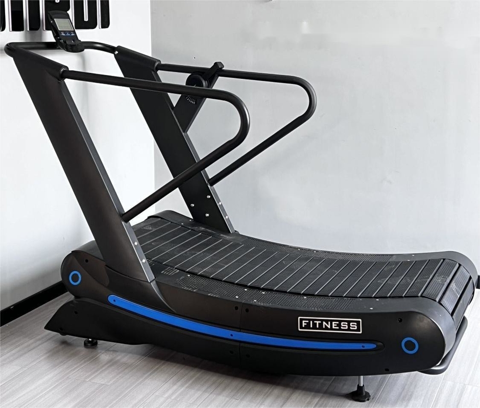 Gepersonaliseerd logo beschikbaard Niet-gemotoriseerde Air Runner handleiding gebogen loopband voor gym