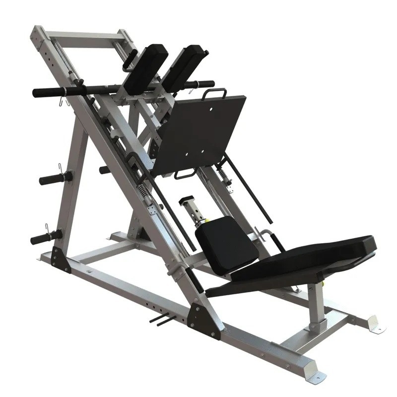 Commerciële sportschoolapparatuur Steel Leg Press Hack Squat 2 in 1 Dual Function Plate geladen