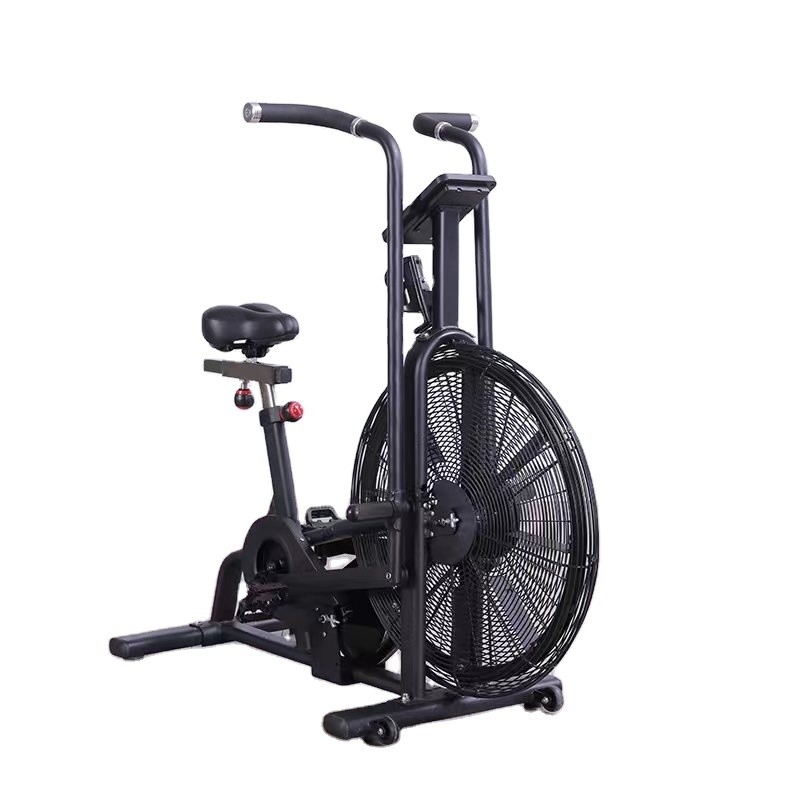 58kg Twee laag elektrostatisch poedercoating Air Bike voor Indoor Cardio Sports Fitness