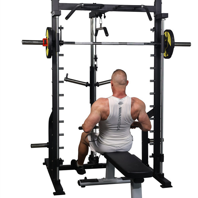 Geslachtsneutrale trainingsapparatuur Leg Press Pull-Up Chest Press Squat Rack Power Rack