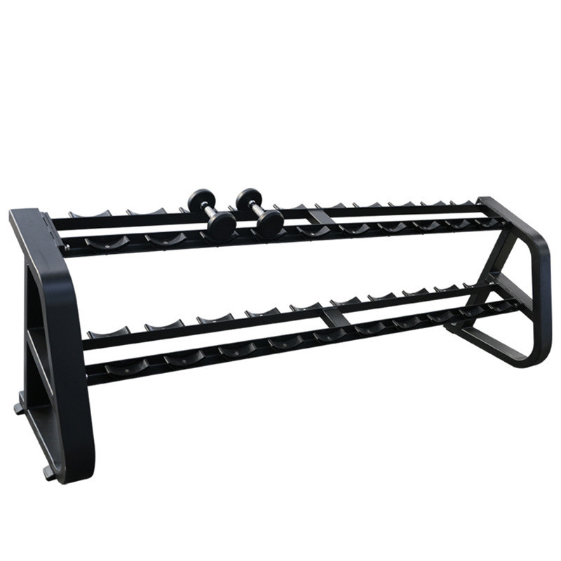 19.5 kg Laadcapaciteit Fitnessapparatuur voor fitnessruimtes Dumbbell opslagrek Opvouwbaar ontwerp