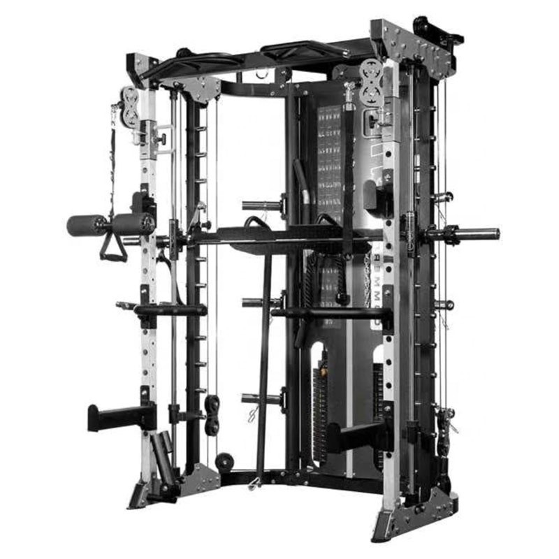 Unisex 1230*1270*2230 Commerciële sportschoolapparatuur Multi Function Smith Machine voor thuis