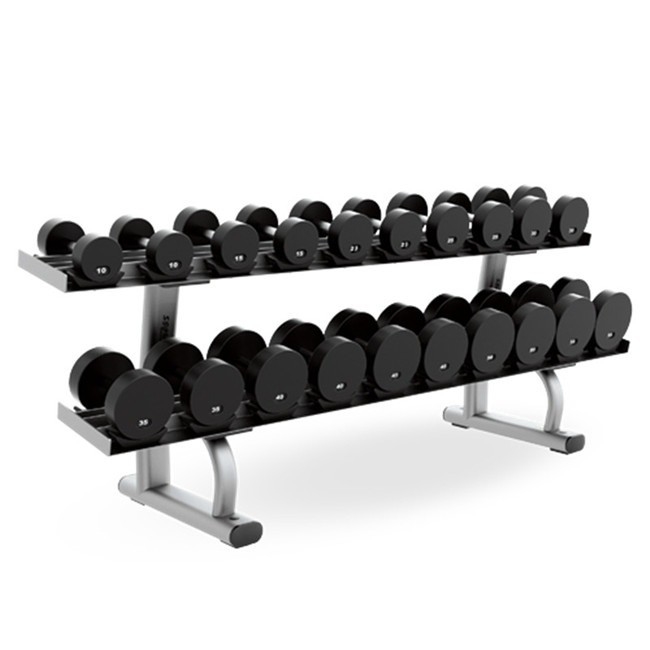 Gewichtsstapel 20,6 kg haltersets rek voor fitnesscentrum Gratis 2 lagen haltersets