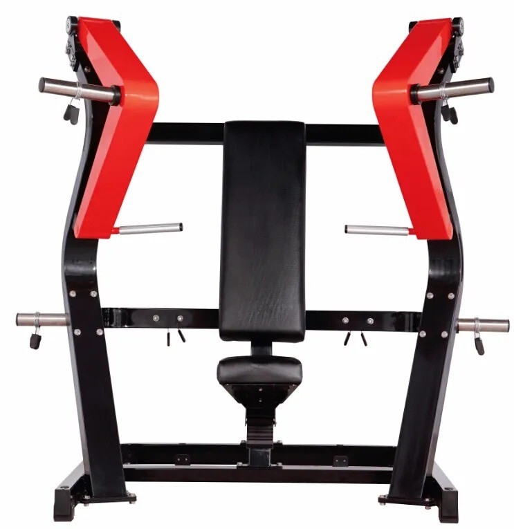 Duur poedercoating afwerking Fitness apparatuur Krachttrainer Gymmachine Breed hellende borstpers