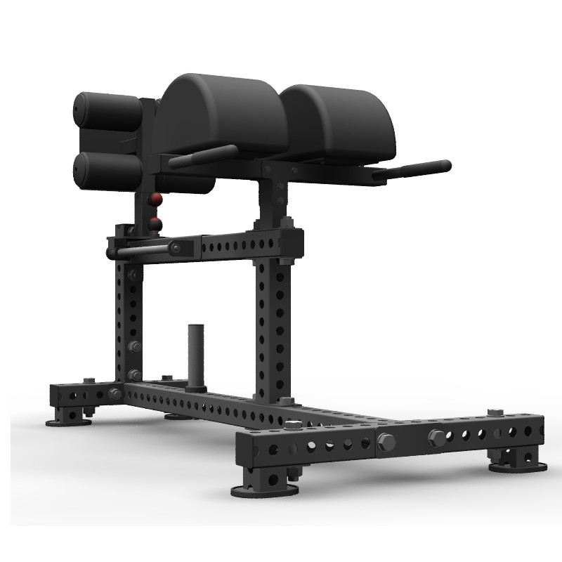 3.0 mm buisdikte Multifunctionele Glute Ham Ontwikkelaar voor professionele sport gym