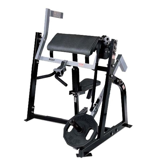 Plaat geladen machine zittende bicep curl machine met optionele frame kleur 2020 ontwerp