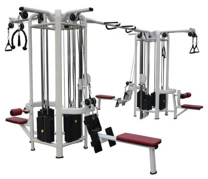 8 stations Functionele trainer Gymapparatuur voor unisex Optioneel Selecteerbare frame kleur