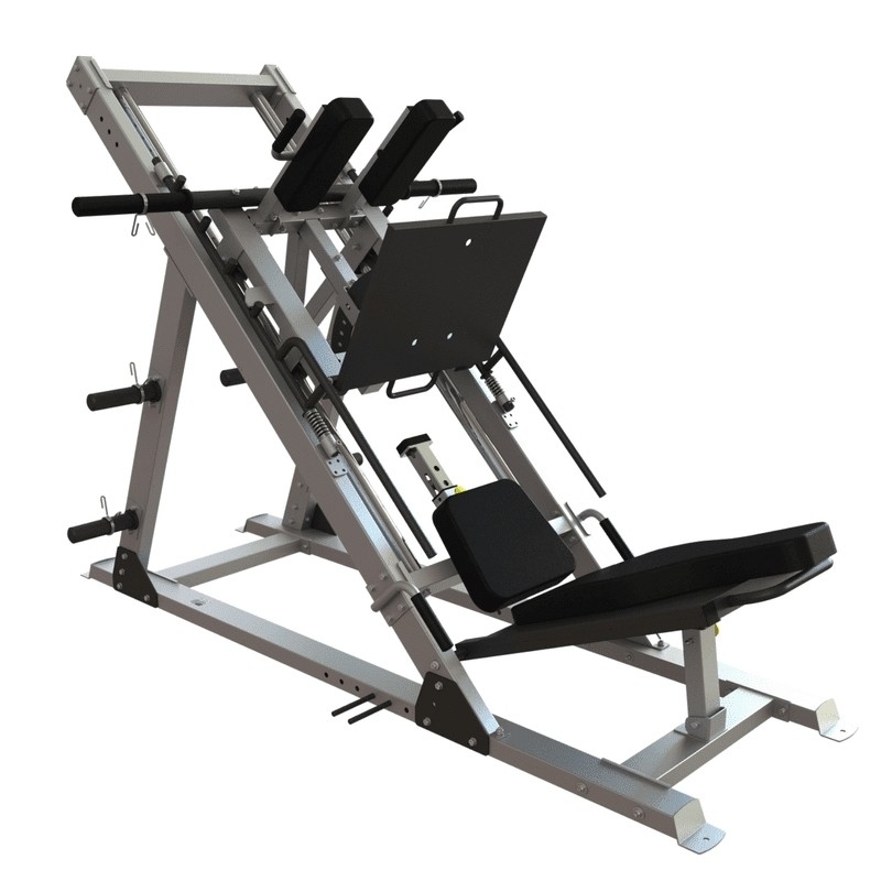 Gepersonaliseerd logo beschikbaard Gym Fitness apparatuur 2 in 1 Leg Press en Hack Machine