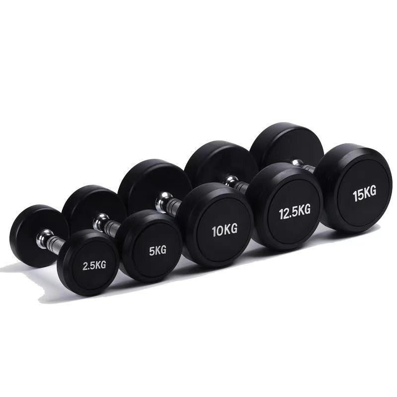 Staalvrij gewichtheffen Gymtoestel Dumbbell Rubbercoated voor Unisex 5-25kg