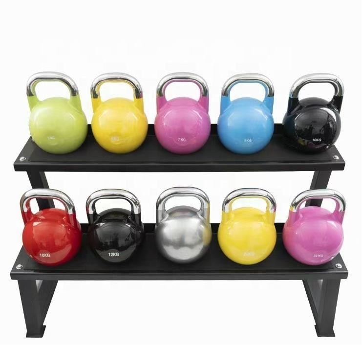 Kettlebell voor professionele workout Unisex poeder gecoat gietijzer vrij gewicht