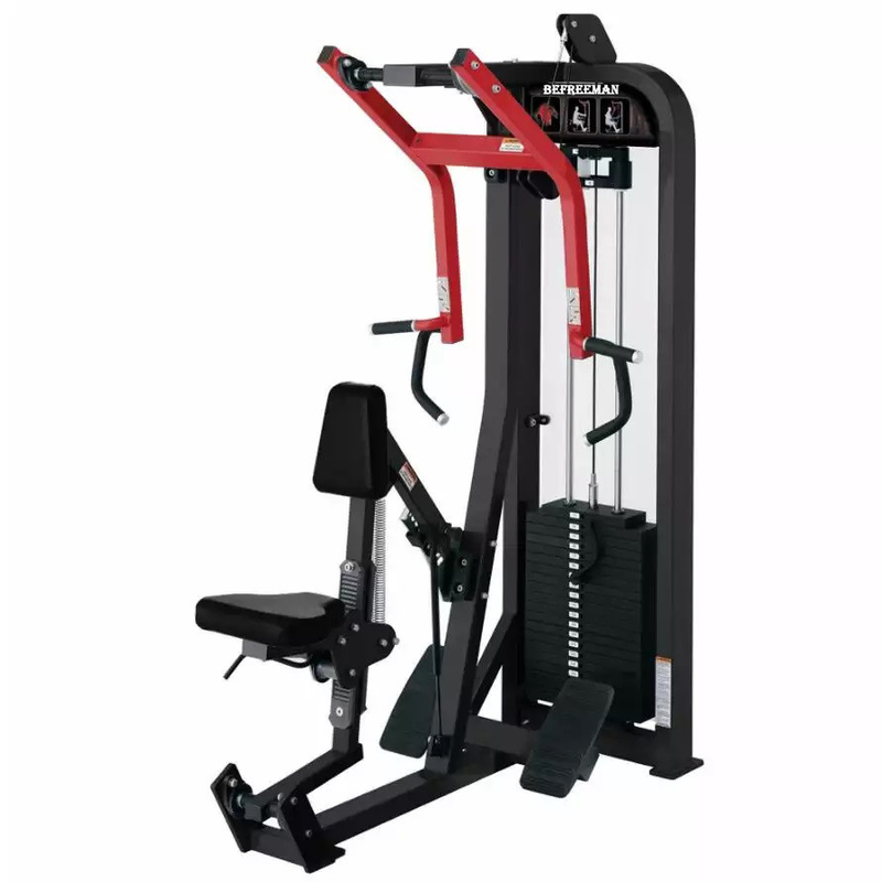 Indoor Sport Steel Pin Load Selection Back Extension Seated Row Machine voor commercieel gebruik