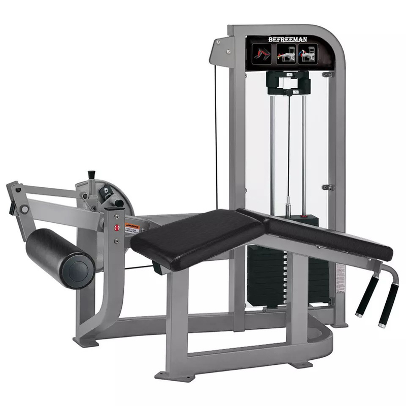 Fitnesskrachttrainingsmachines voor het selecteren van het gewicht van de pen voor het drukken van de benen en voor het krullen van de benen
