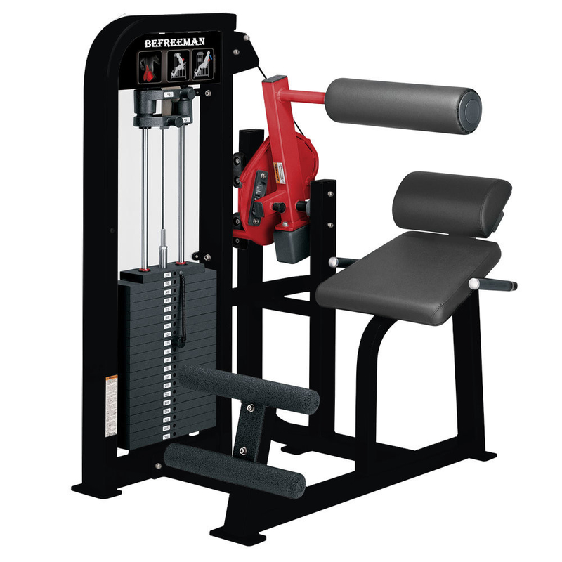 Verlengmachine voor krachttraining met rugleuning van het type middelgrote ladingmachine van staal