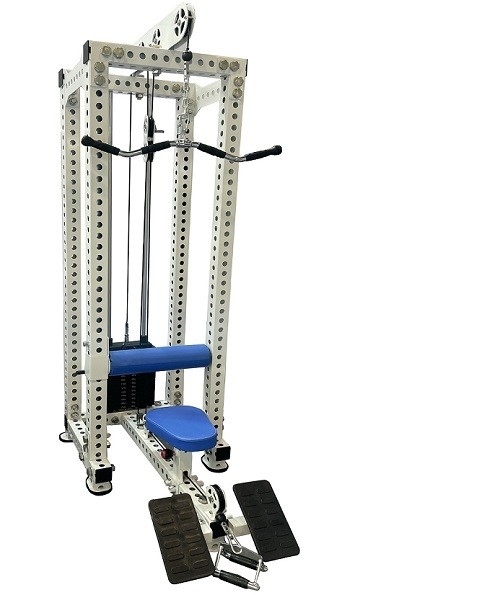Krachttraining 2 in 1 High Pull Low Row Fitness Equipment met Multi-Level Adjustment