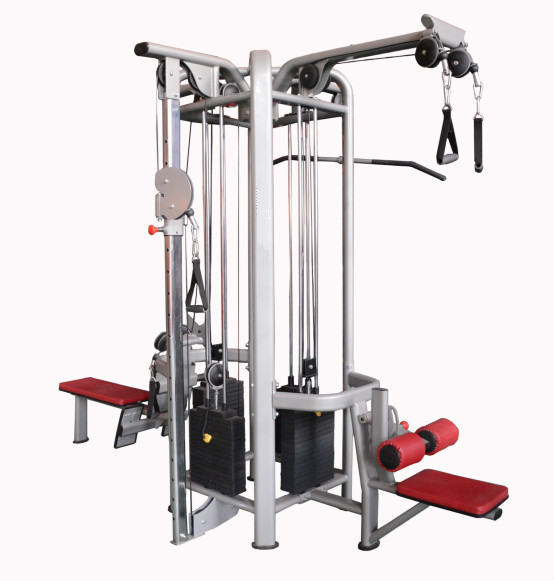 Home Fitness apparatuur Grote laadmachine voor aangepast logo en commerciële 4-station gym