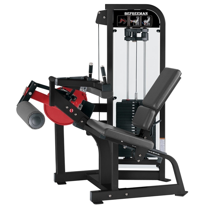 Stalen krachttraining 2 in 1 Dual Function Verstelbare zittende beenkrul voor sportschoolapparatuur