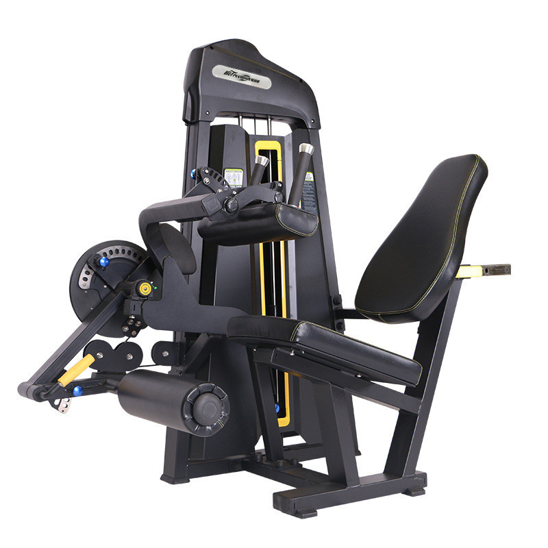 Staal gymapparatuur 2 in 1 Dual Function Kalf oefening Pin Load Verstelbare Zittende Leg Curl Extension