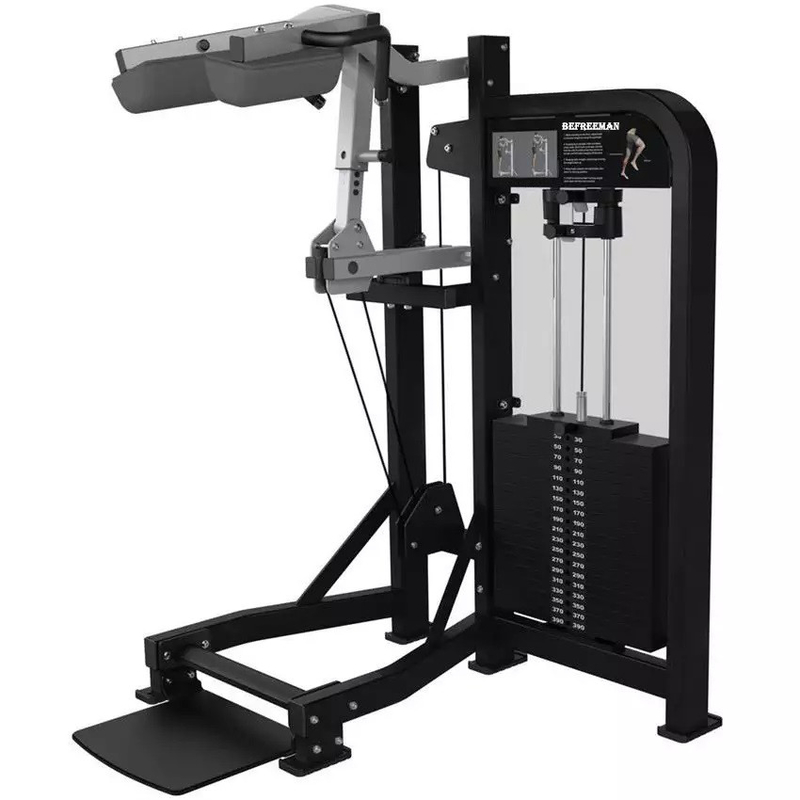 Staande kalf ophefmachine voor krachttraining 1180*1010*1780 PU leer kussen