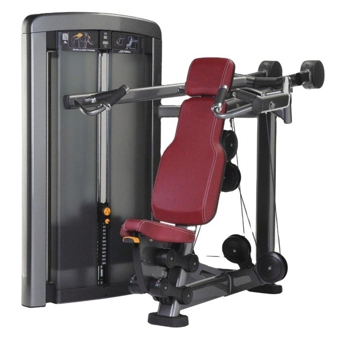 Bodybuilding gym apparatuur schouderpers machine met aangepast logo en kleur