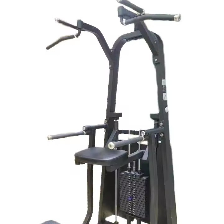 Aanpasbare pin-laden Dip/Chin Assisted Gym Machine Ideaal voor schouderbeen training