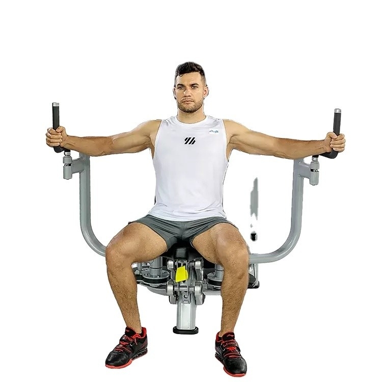 Gepersonaliseerd logo universele echte driehoek pectoraal vliegmachine voor FL fitness apparatuur